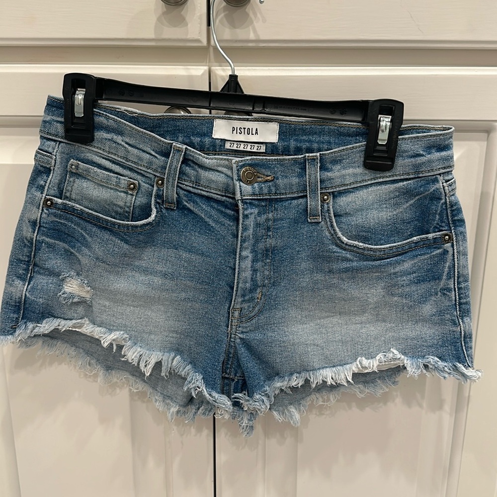 Pistola denim cutoff shorts